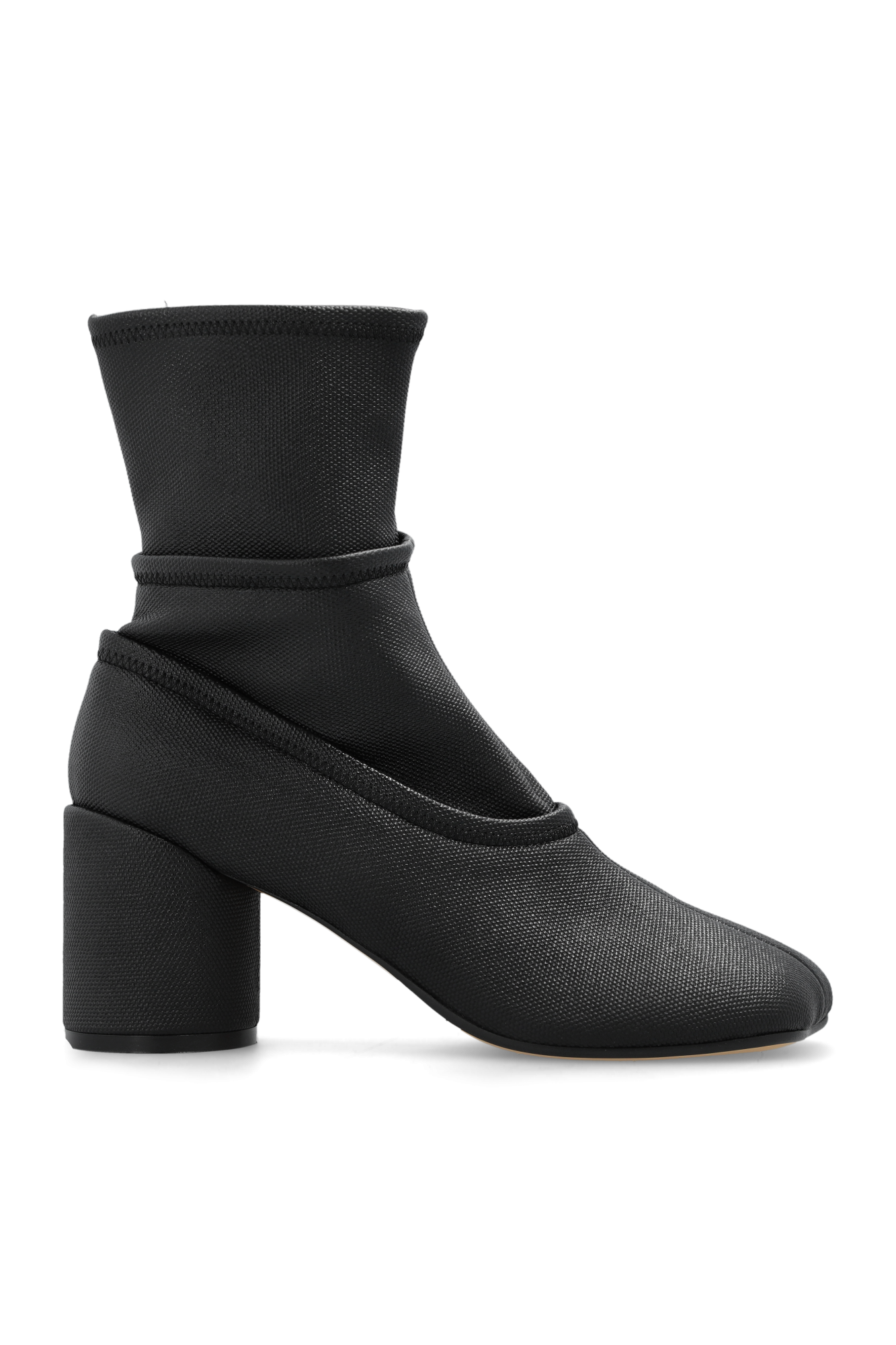 Black 'Anatomic' heeled ankle boots MM6 Maison Margiela - These